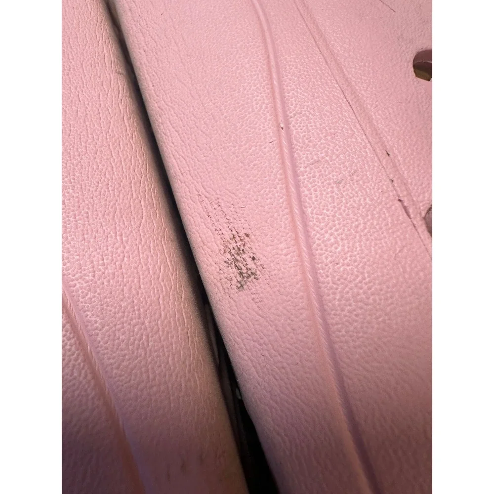 Crocs Classic Platform Sandal Pink Double Strap Rhinestone Slides Womens 8